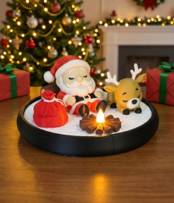 Fogata de Santa Durmiendo - Velita Led