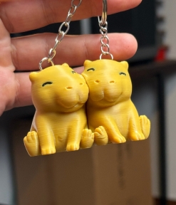 Llavero carpinchos enamorados